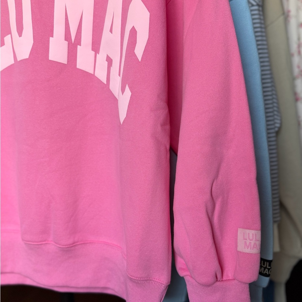 Lulu Mac Bright Pink Sweatshirt - Picture 2 of 4